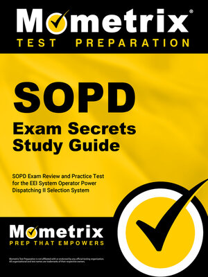 cover image of SOPD Exam Secrets Study Guide